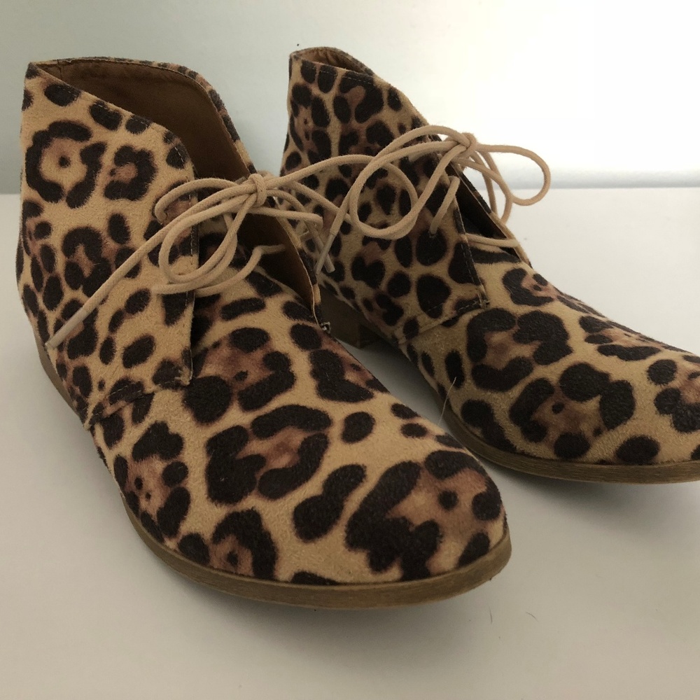 Leopard Booties
